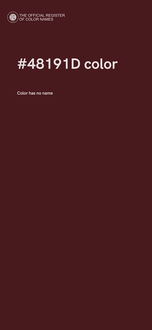 #48191D color image