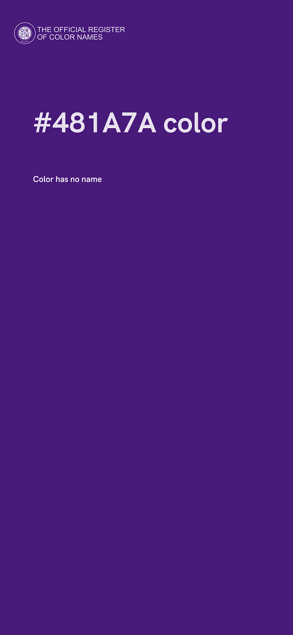 #481A7A color image