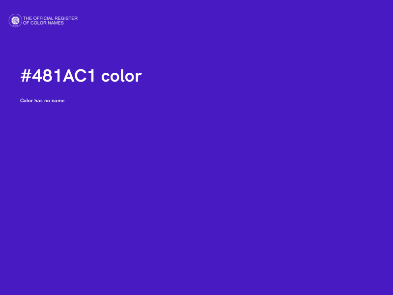 #481AC1 color image