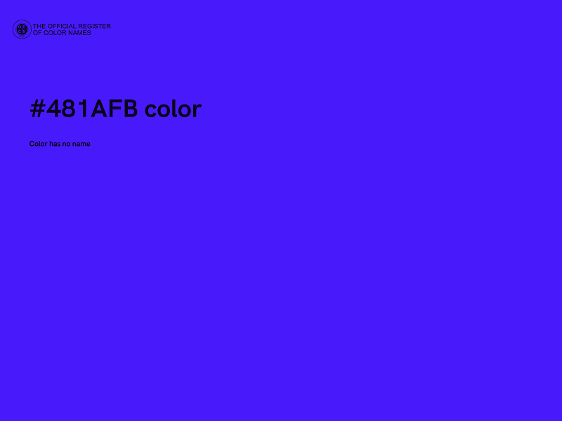 #481AFB color image