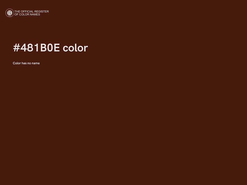 #481B0E color image