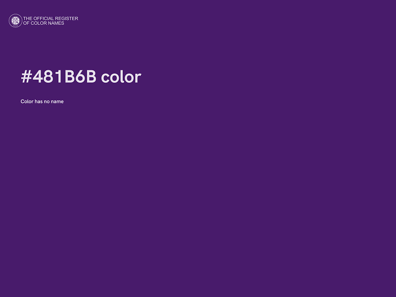 #481B6B color image