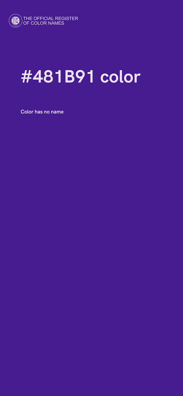 #481B91 color image