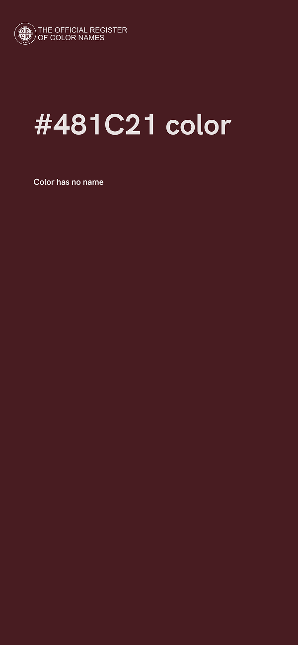 #481C21 color image