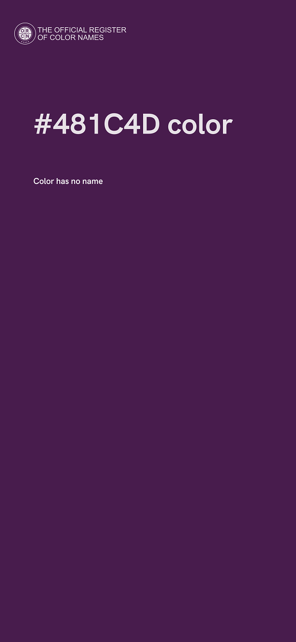 #481C4D color image