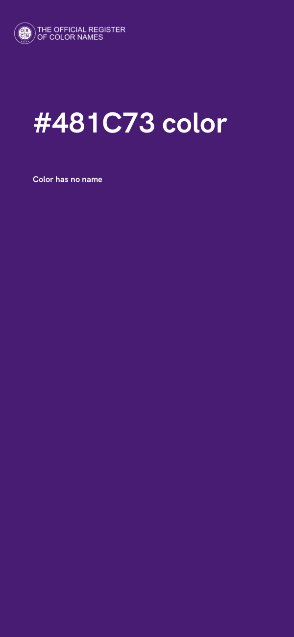 #481C73 color image