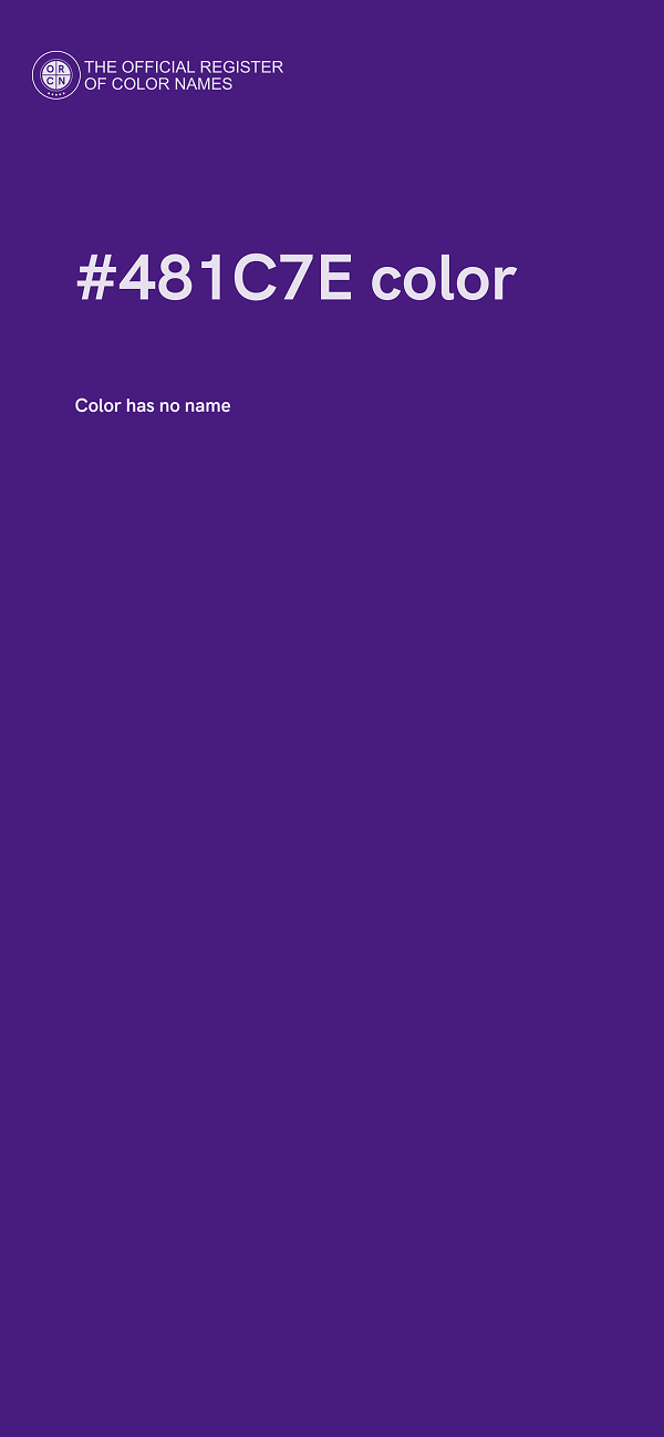 #481C7E color image