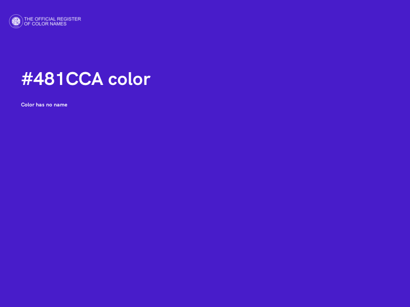 #481CCA color image