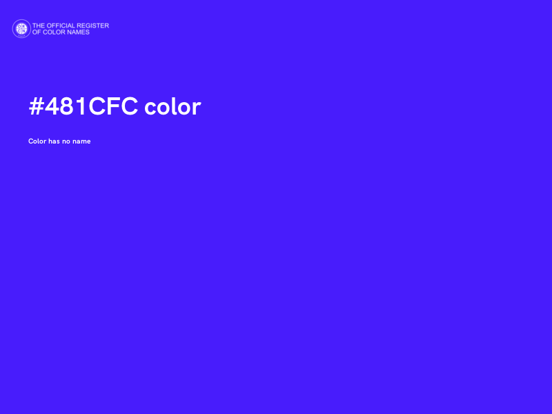 #481CFC color image
