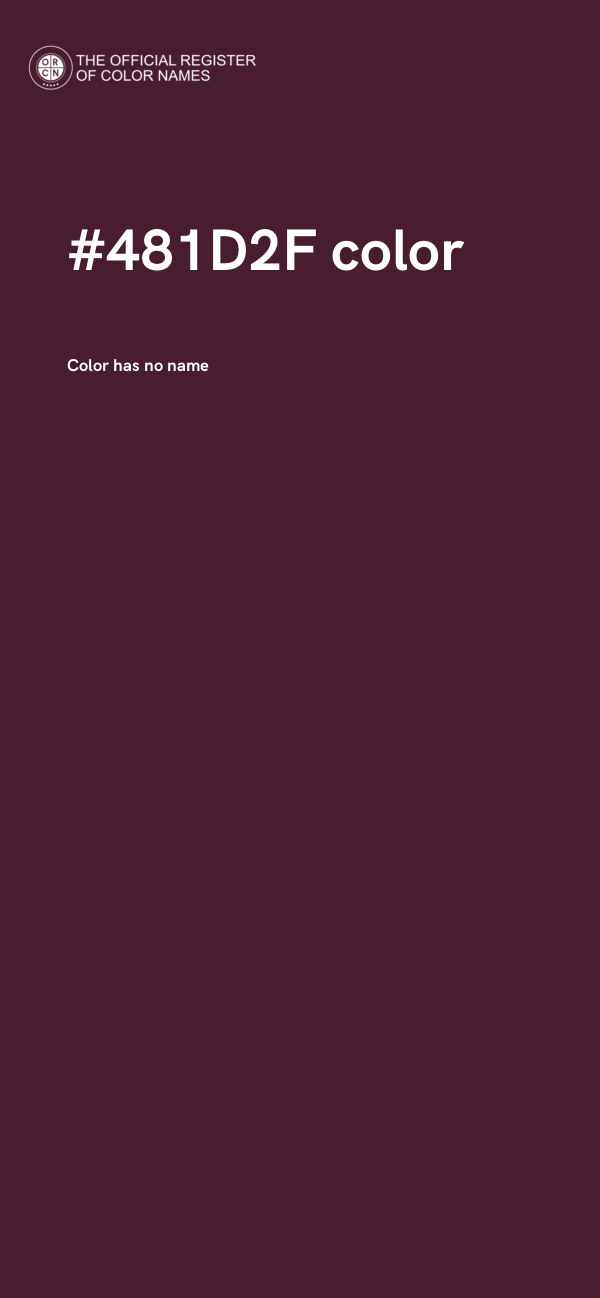 #481D2F color image