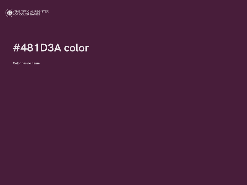 #481D3A color image