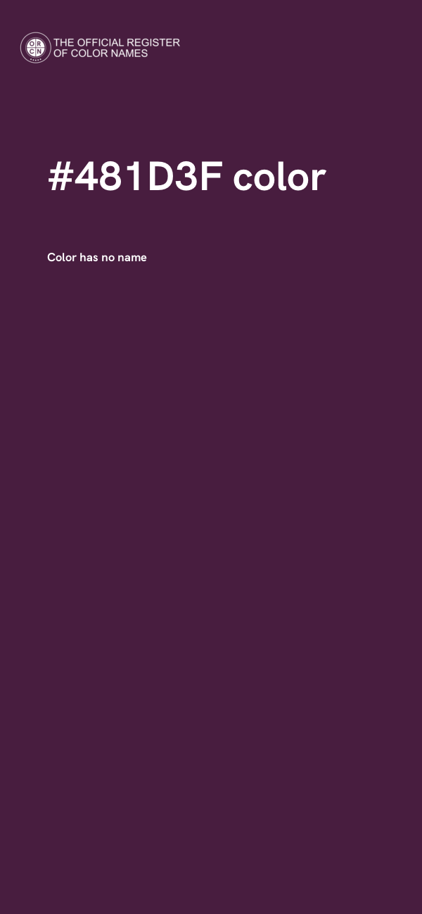 #481D3F color image