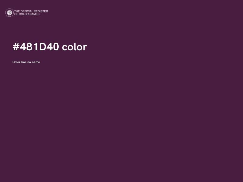 #481D40 color image