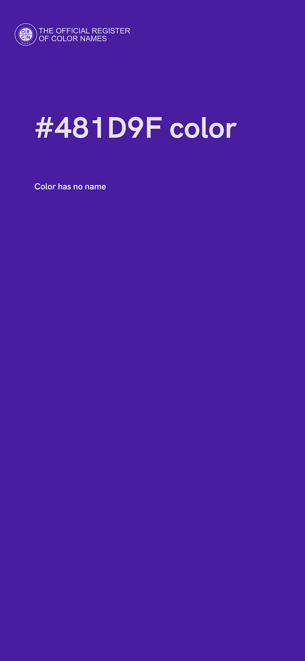 #481D9F color image