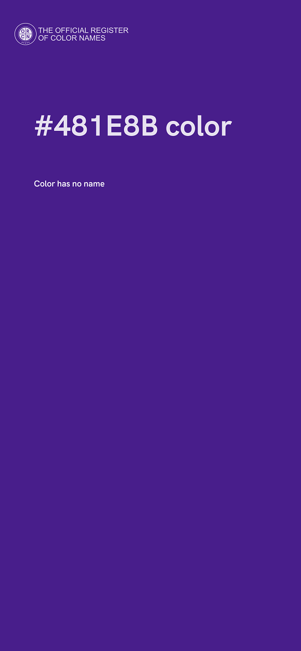 #481E8B color image