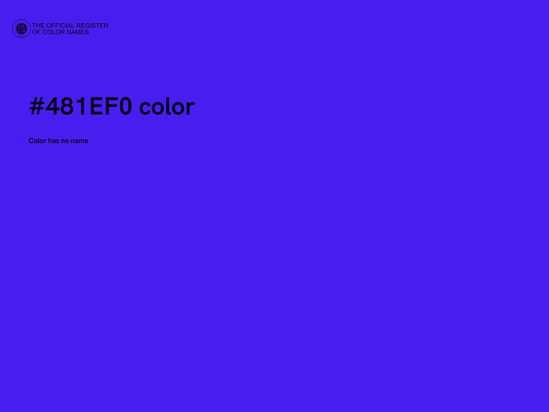 #481EF0 color image