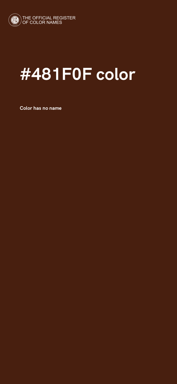 #481F0F color image