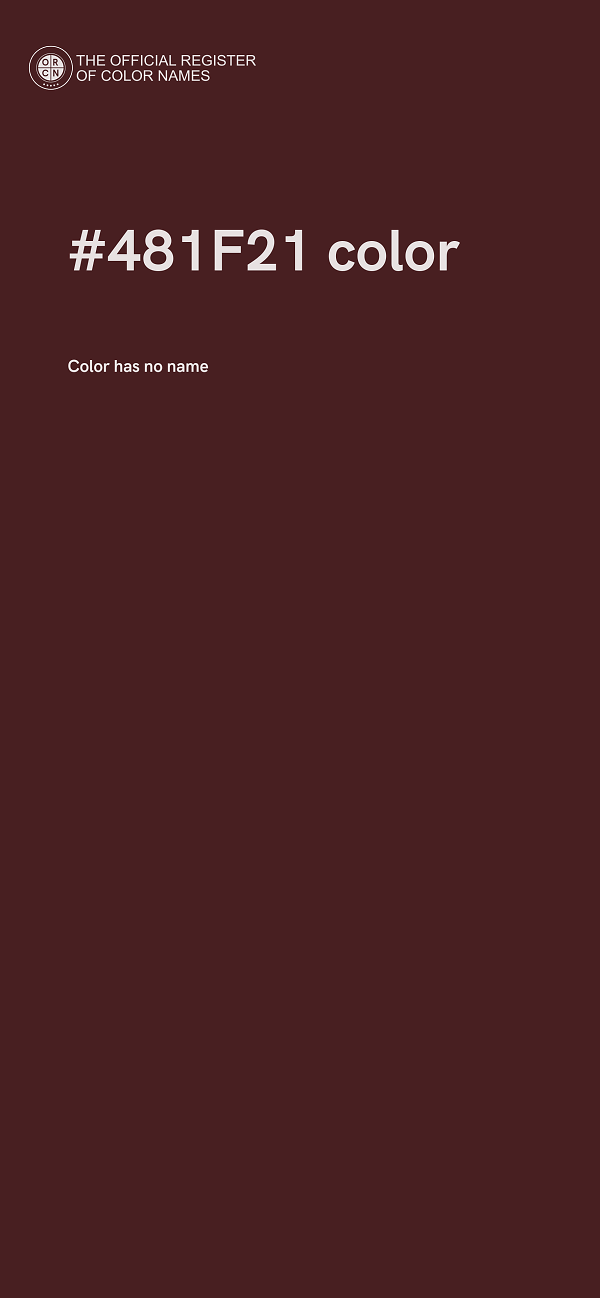 #481F21 color image
