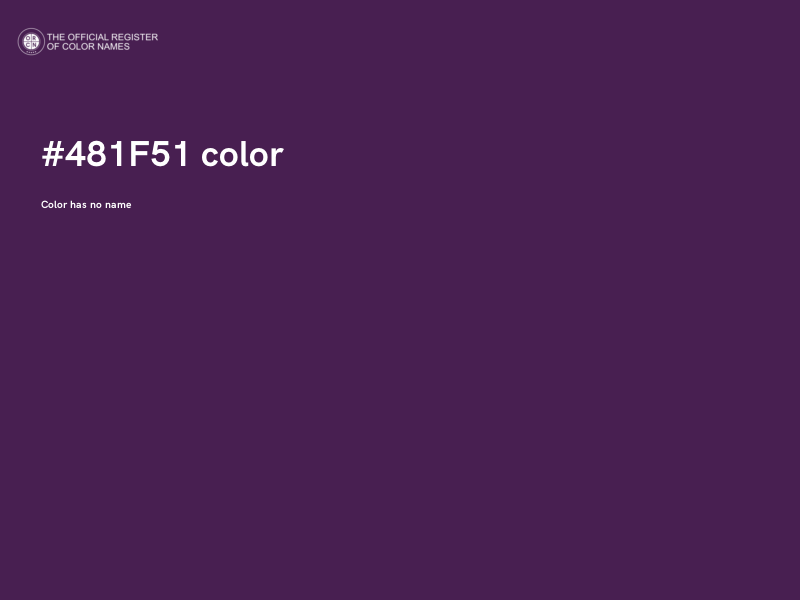 #481F51 color image