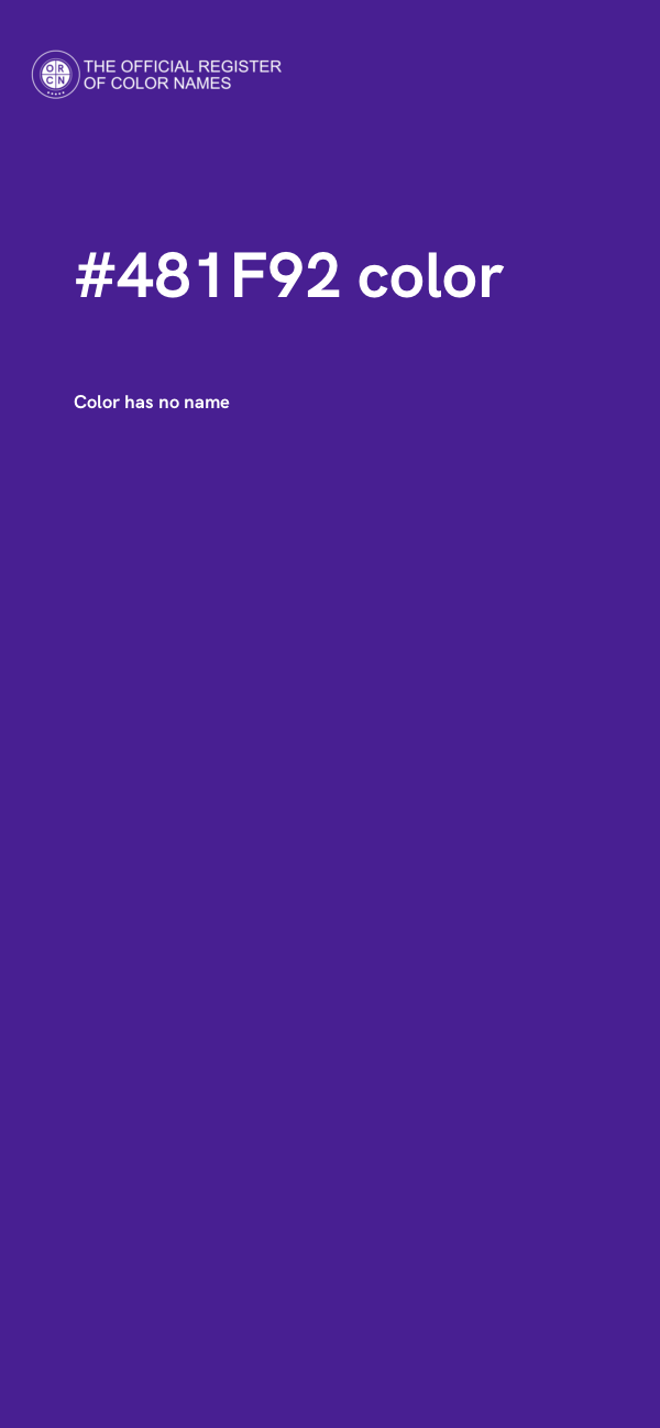 #481F92 color image