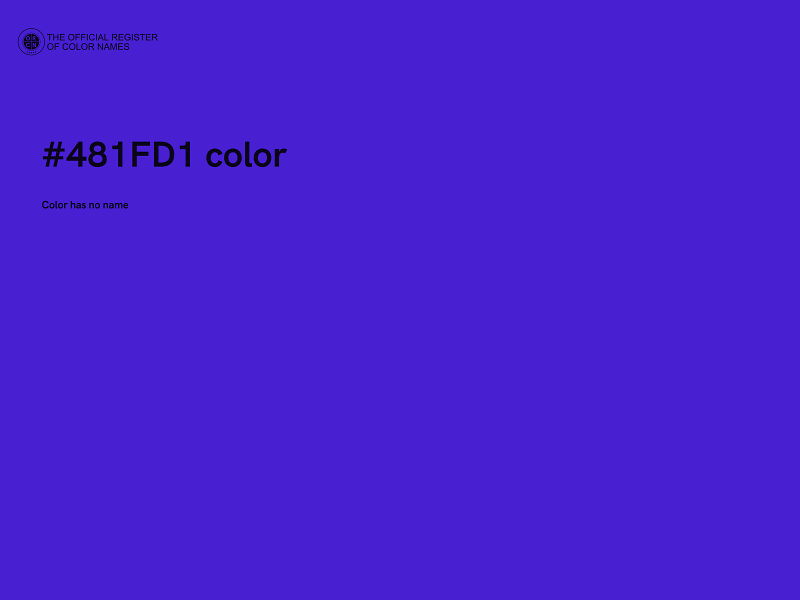 #481FD1 color image