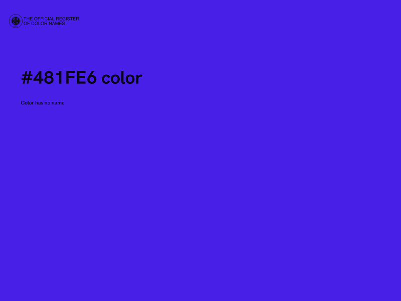 #481FE6 color image