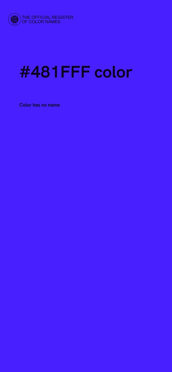 #481FFF color image