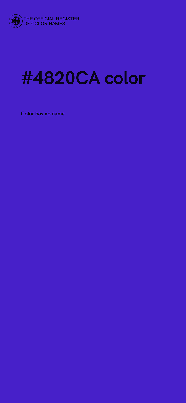 #4820CA color image