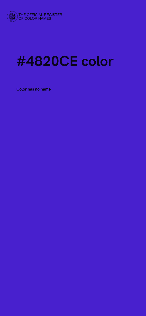 #4820CE color image