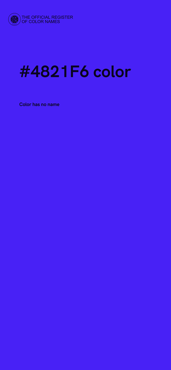 #4821F6 color image