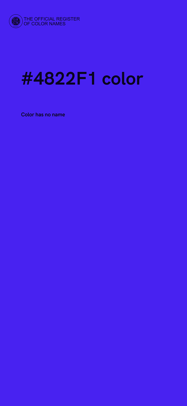 #4822F1 color image