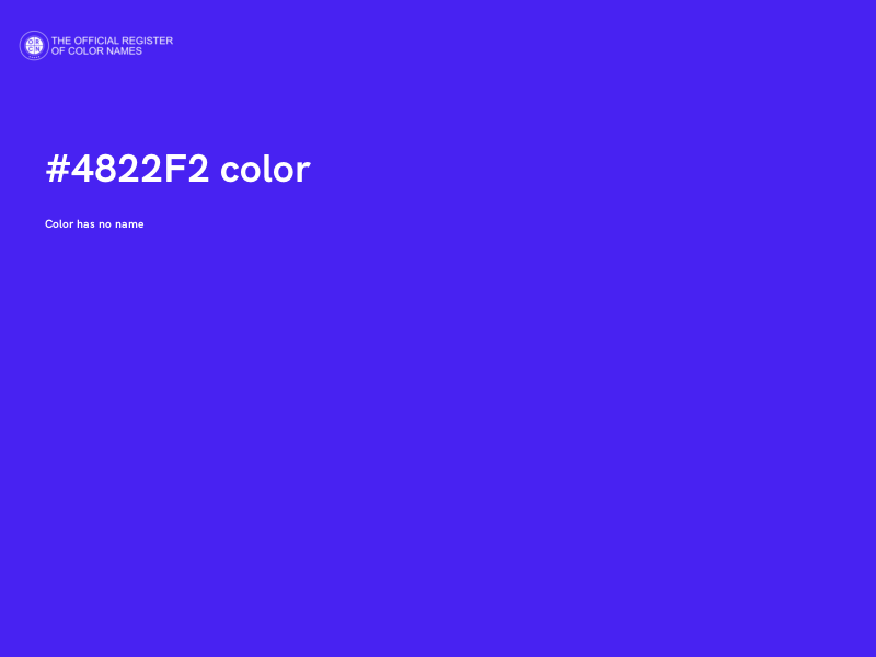 #4822F2 color image
