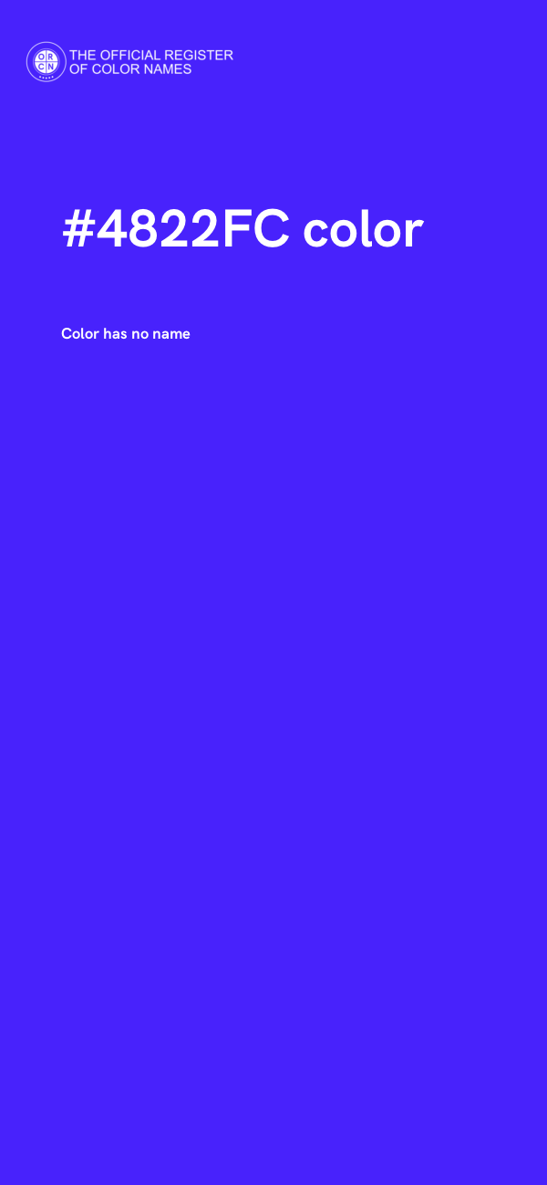 #4822FC color image