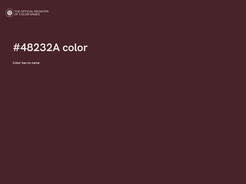 #48232A color image