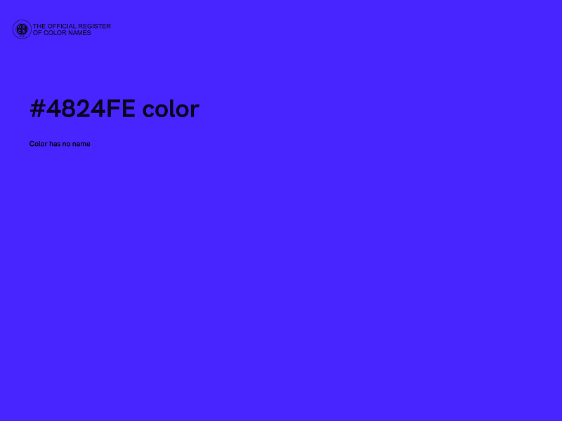 #4824FE color image