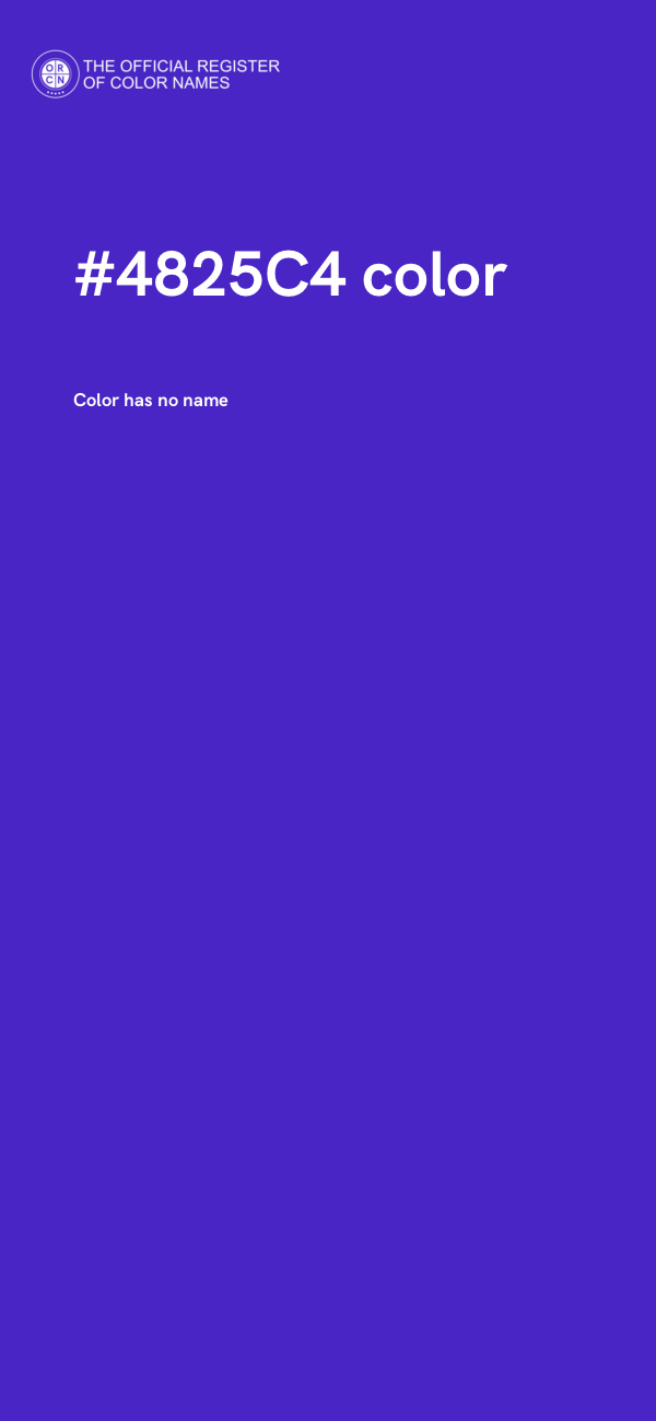 #4825C4 color image
