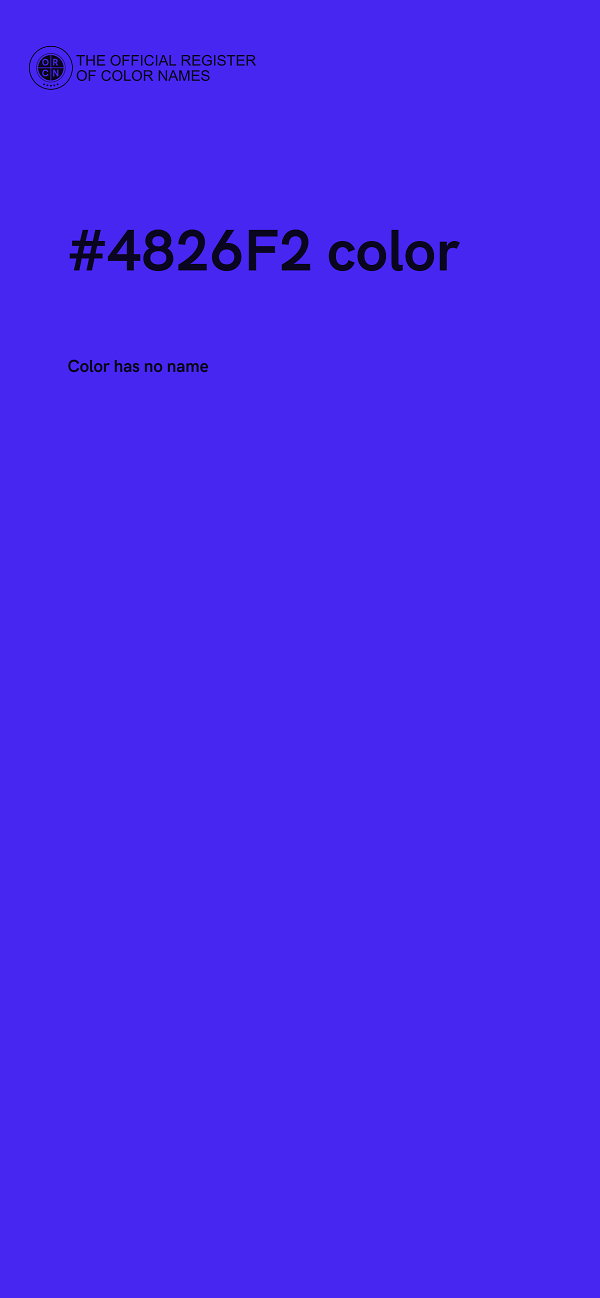 #4826F2 color image