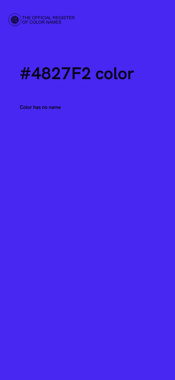 #4827F2 color image
