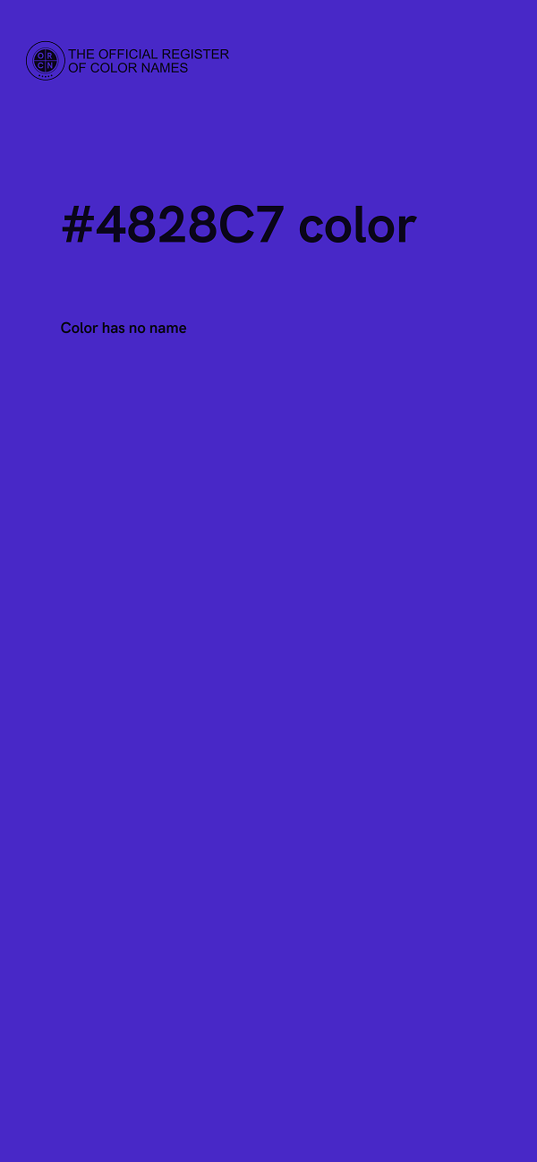 #4828C7 color image