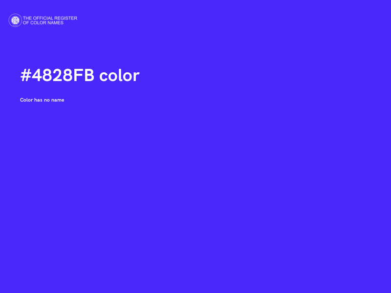 #4828FB color image