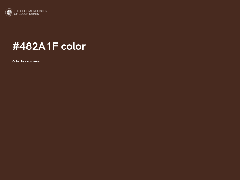 #482A1F color image