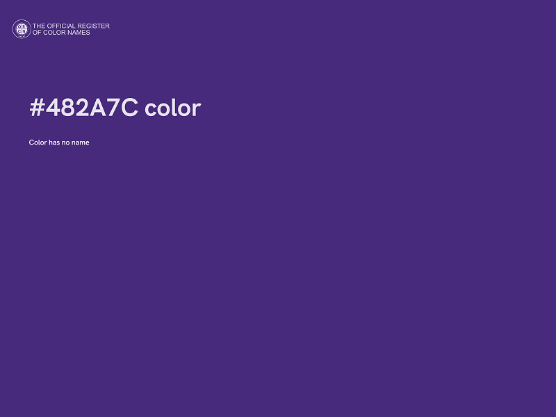 #482A7C color image
