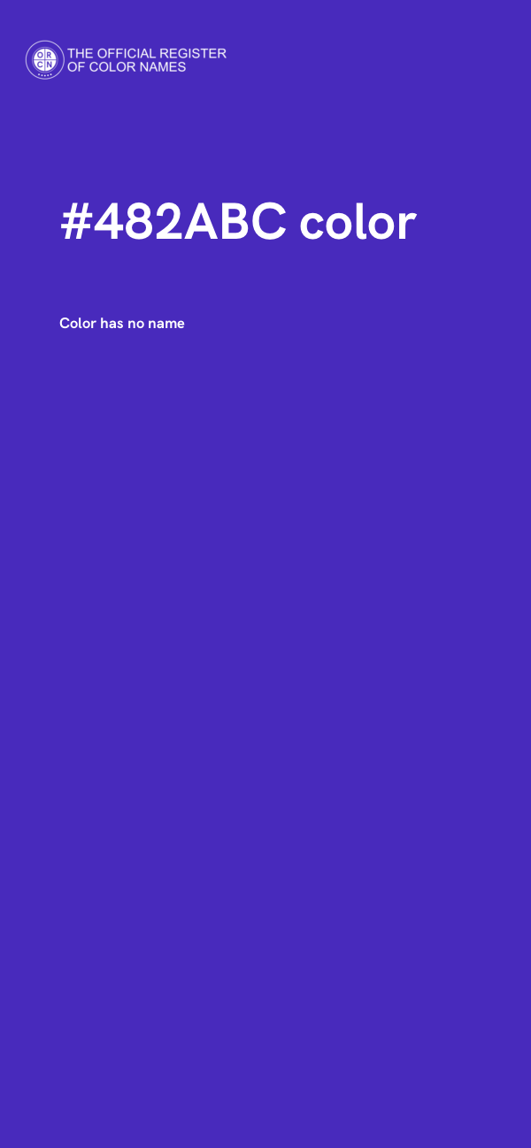 #482ABC color image