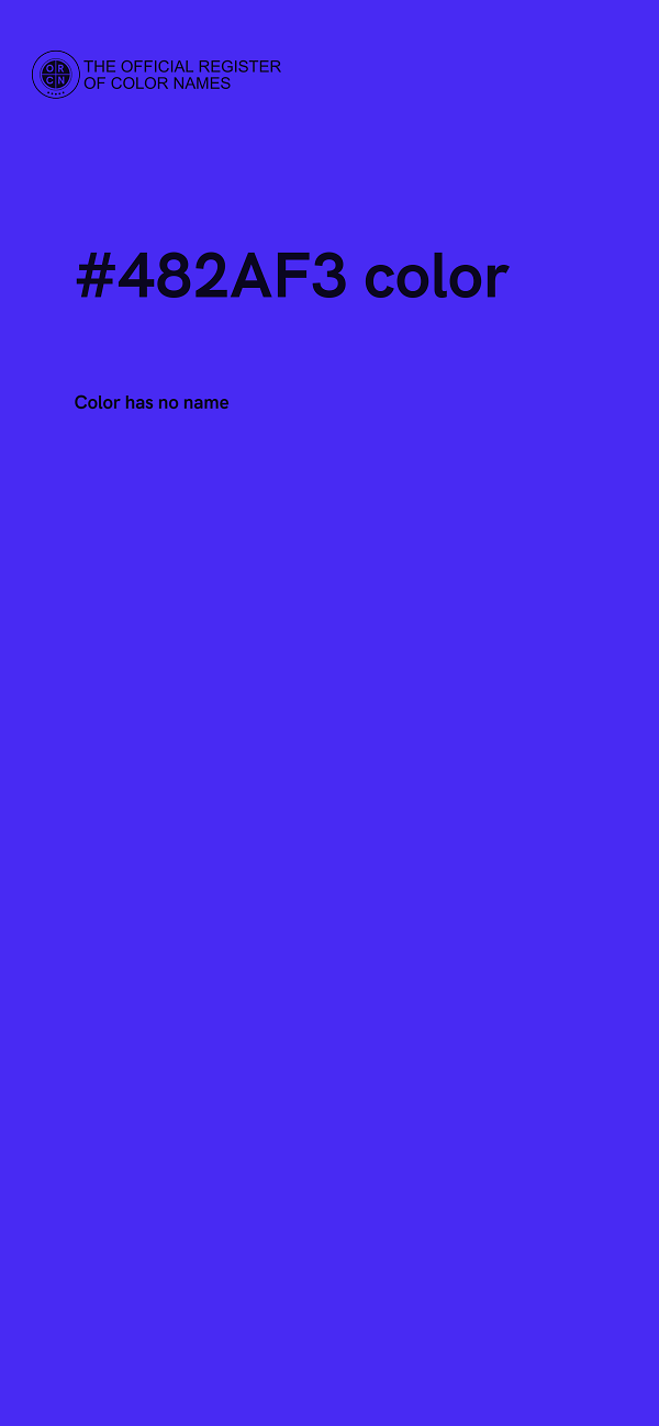 #482AF3 color image