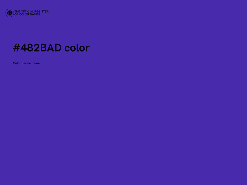 #482BAD color image