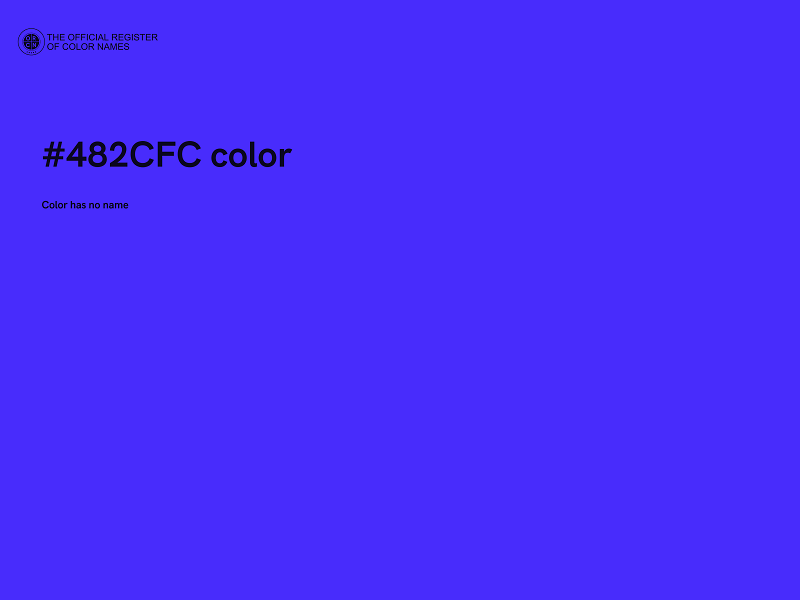 #482CFC color image