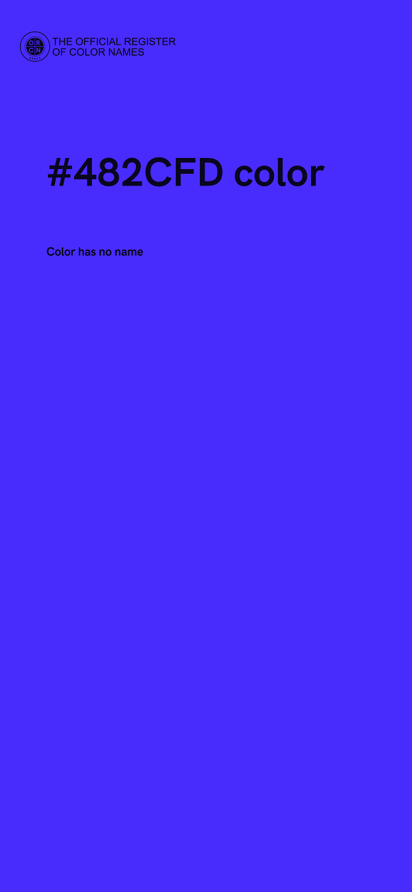 #482CFD color image