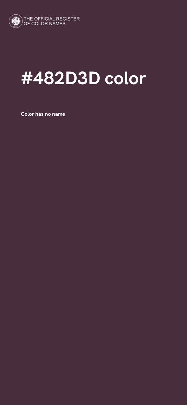 #482D3D color image