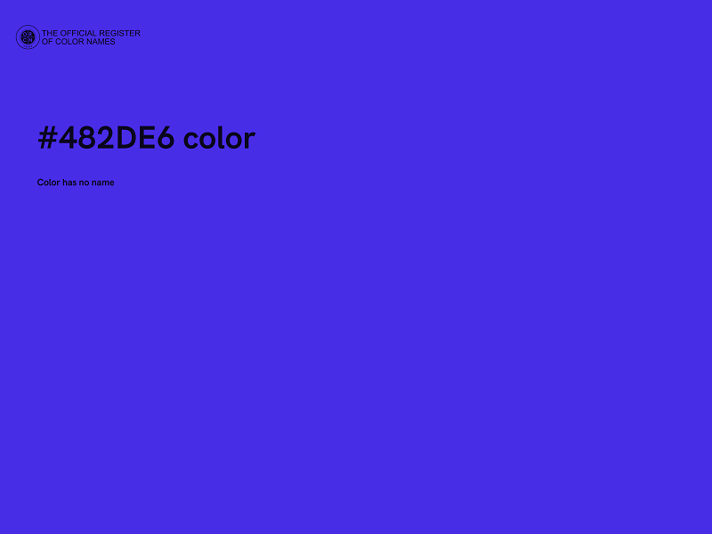 #482DE6 color image
