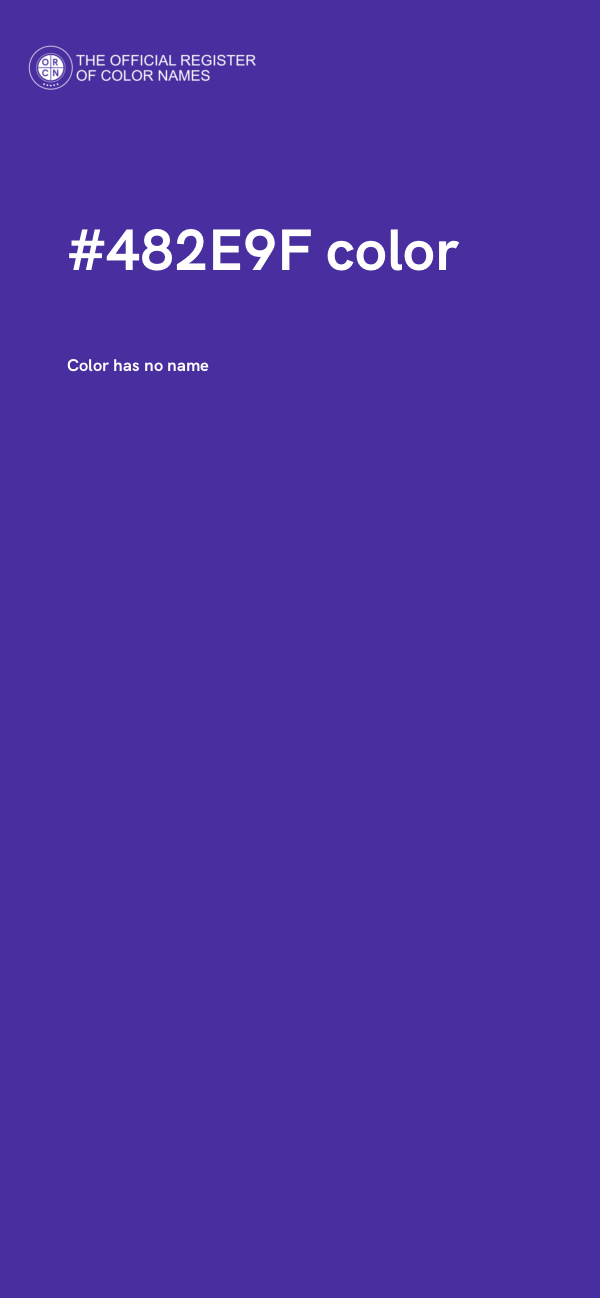 #482E9F color image
